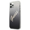 Guess GUHCP12MPCUGLSBK iPhone 12/12 Pro6,1 czarny/black hardcase Glitter Gradient Script